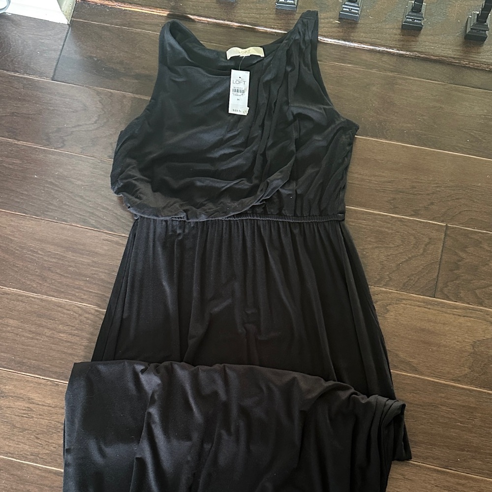 LOFT Black Maxi Dress